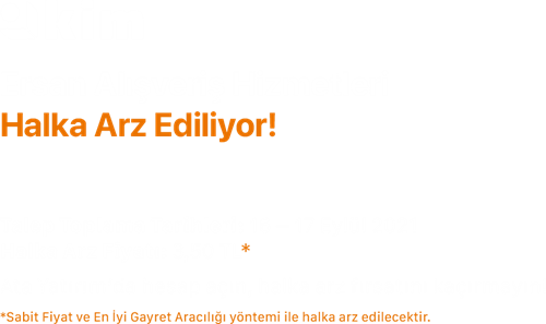 Kim Market halka arz ediliyor